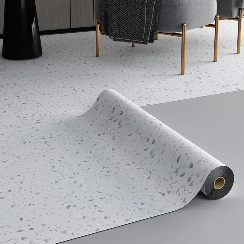 

thicken PVC Bathroom Kitchen Non-slip Wear-resistant Bathroom Wallpaper Waterproof Floor Stickers Bathroom Floor wall Stickers