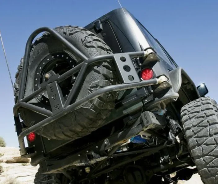 Фото Кронштейн для запасного колеса EVO для Jeep Wrangler JK 4X4, аксессуары для бездорожья №5