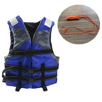 outdoor rafting life jacket for children and adult swimming snorkeling wear fishing suit drifting level suit with whistle