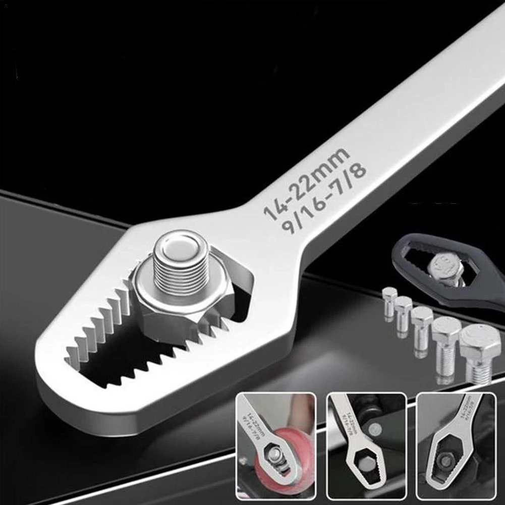 Универсальный ключ Torx самозатягивающийся регулируемый 8-22 мм двухсторонний