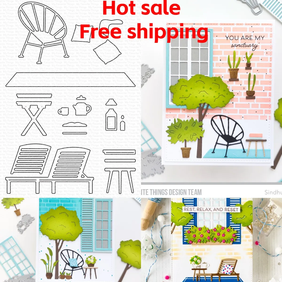 

Recliner Table 2023 New Metal Cutting Dies Scrapbooking Make Photo Album Card Diy Paper Embossing Craft Supplies