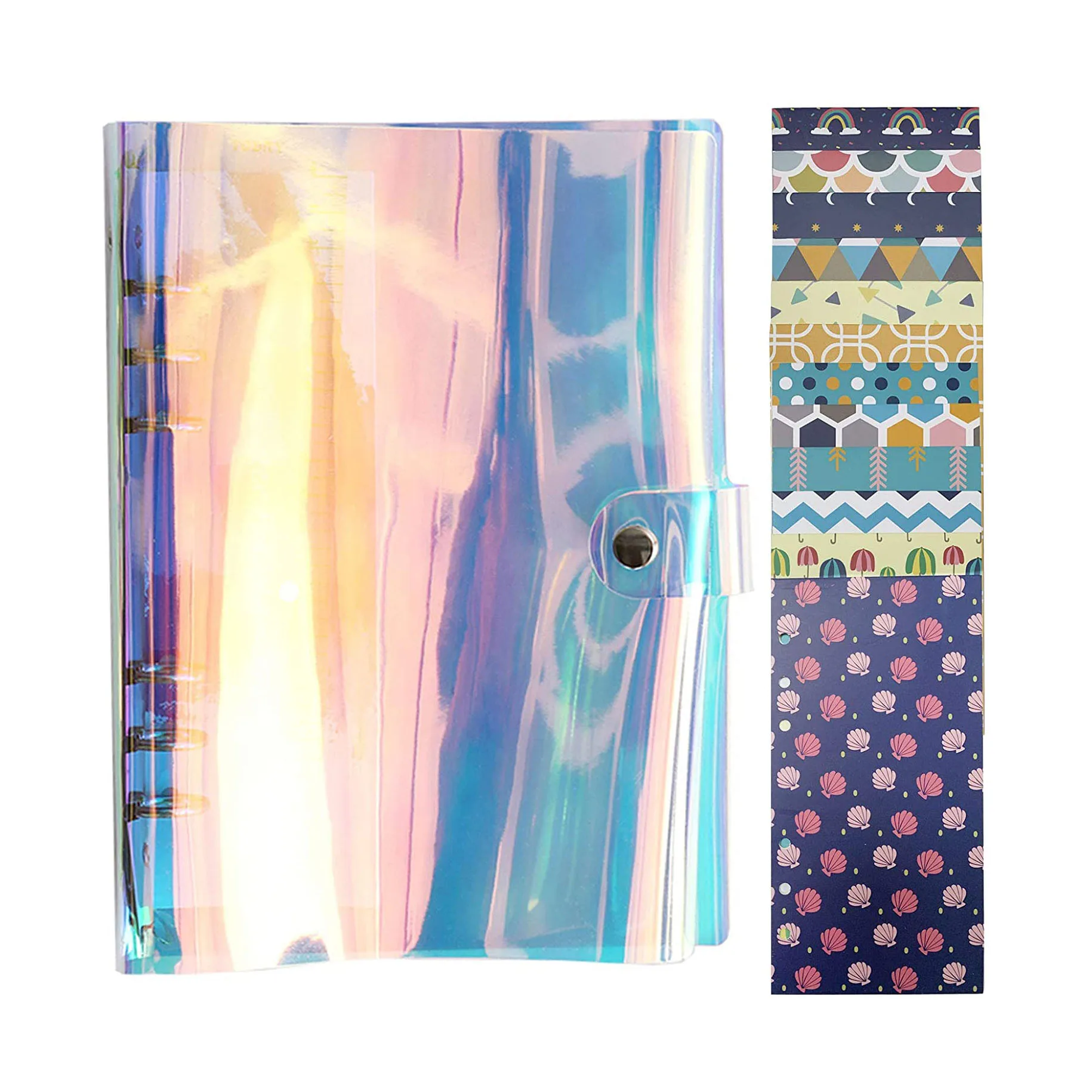 

Папка из ПВХ для денег и конвертов, комплект из 28 листов с 12 бюджетными конвертами и 12 бюджетными стикерами, 1 линейка и 24 этикетки