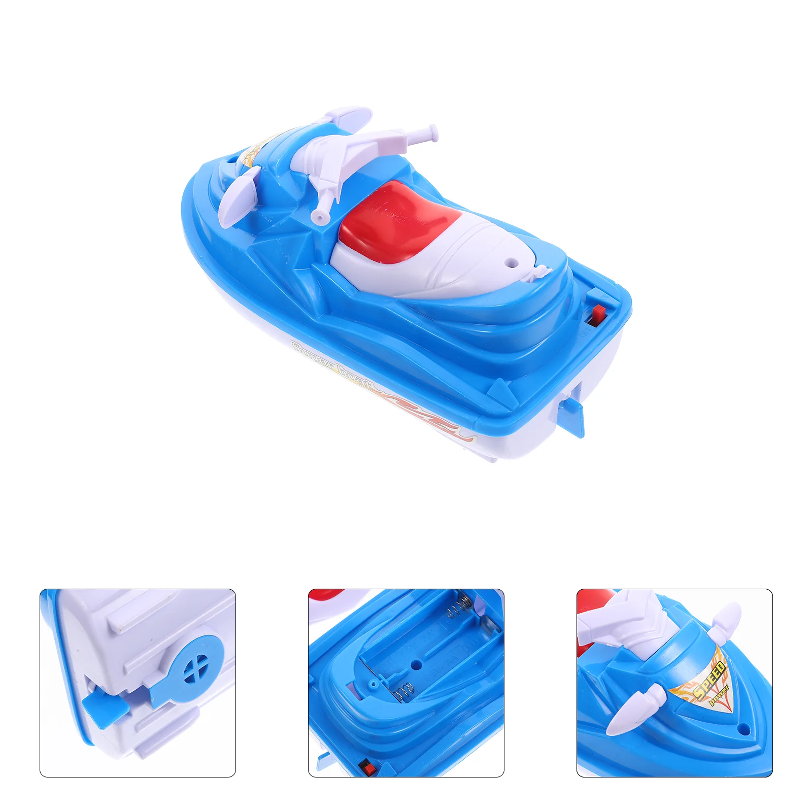 

Bath Speed Boat Toy Cartoon Baby Shower Bathtub Kids Pool Bathroom Playing Summer Baby Toys