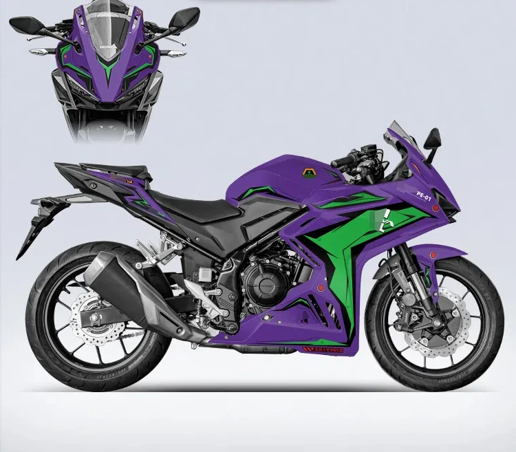 Наклейка на Бак Для CBR400R 2024 Обтекатели кузова мотоцикла Защитная коленный захват