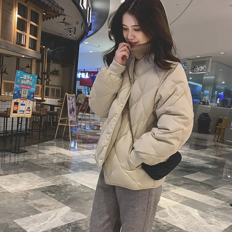 Winter Clothes Women Jackets for Women New Short Down Cotton-Padded Women's Thickened Warm Fashion Simple Temperament Top Tide