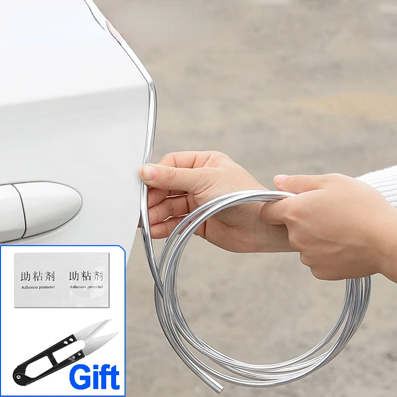 

Car Door Scratch Protector Sticker Auto Door Rubber Seal Strip Anti-Collision Trim Decoration Strip Car Styling Accessories
