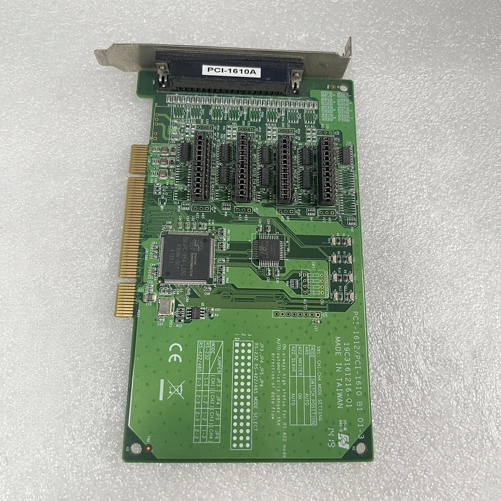 

4-портовая плата связи RS232 PCI для Advantech, карта захвата данных PCI-1610A