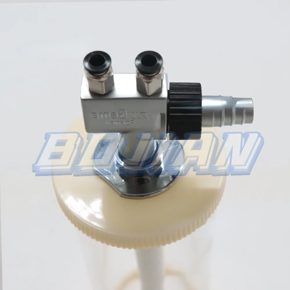 С порошковым инжектором IG02 емкость с флюидизацией (1 л) для экспериментального