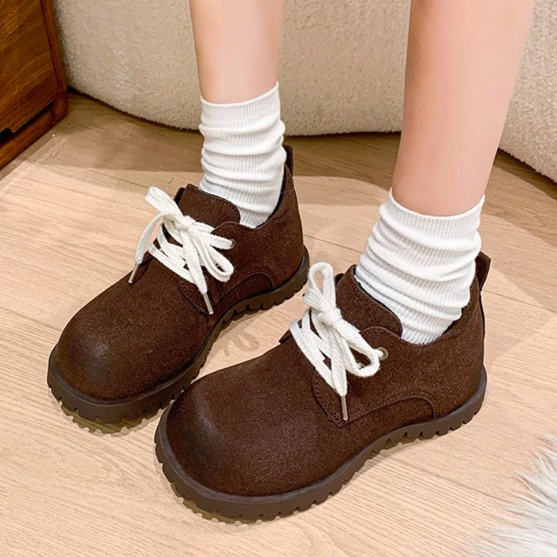 Женские ботильоны повседневные кроссовки на плоской подошве замшевая обувь