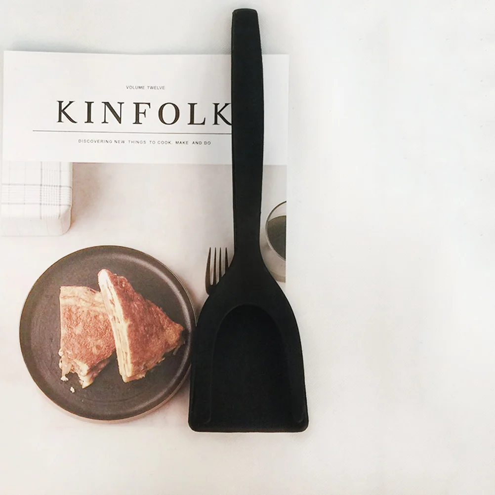 

Spatula Egg Tongs Turner Flipper Silicone Fried Grip Spacula Turners Omelet Cooking Kitchen Bread Frying Barbecue Steak Pizza