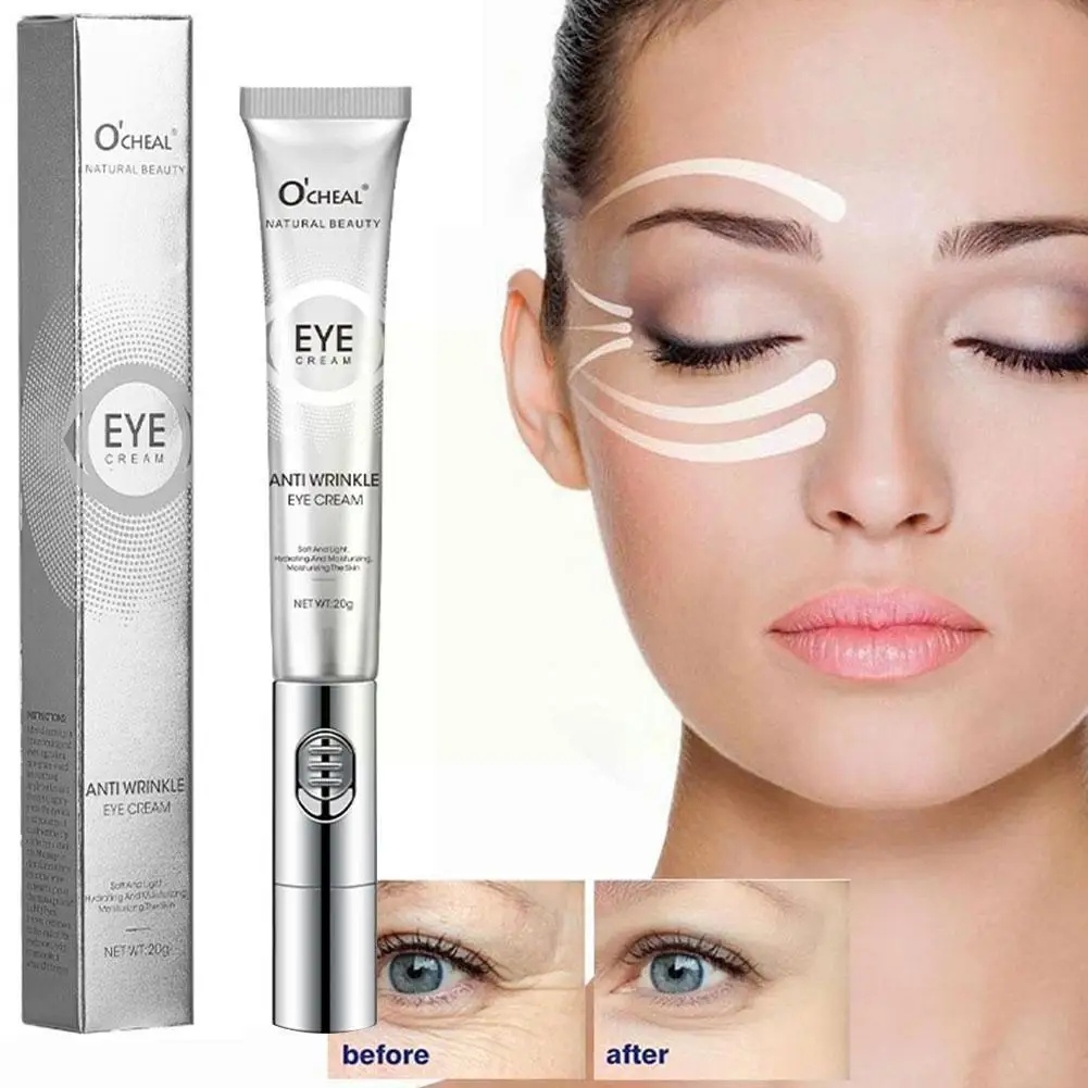

20g Hyaluronic Acid Electric Eye Cream Moisturize Essence Anti Lighting Wrinkle Eye Care Eyes Gel Anti-Puffines Cream Eye O6D4