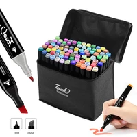 24303640486080120colour double headed oily art marker set sketchingletteringskewing markers graffiti markers stationery