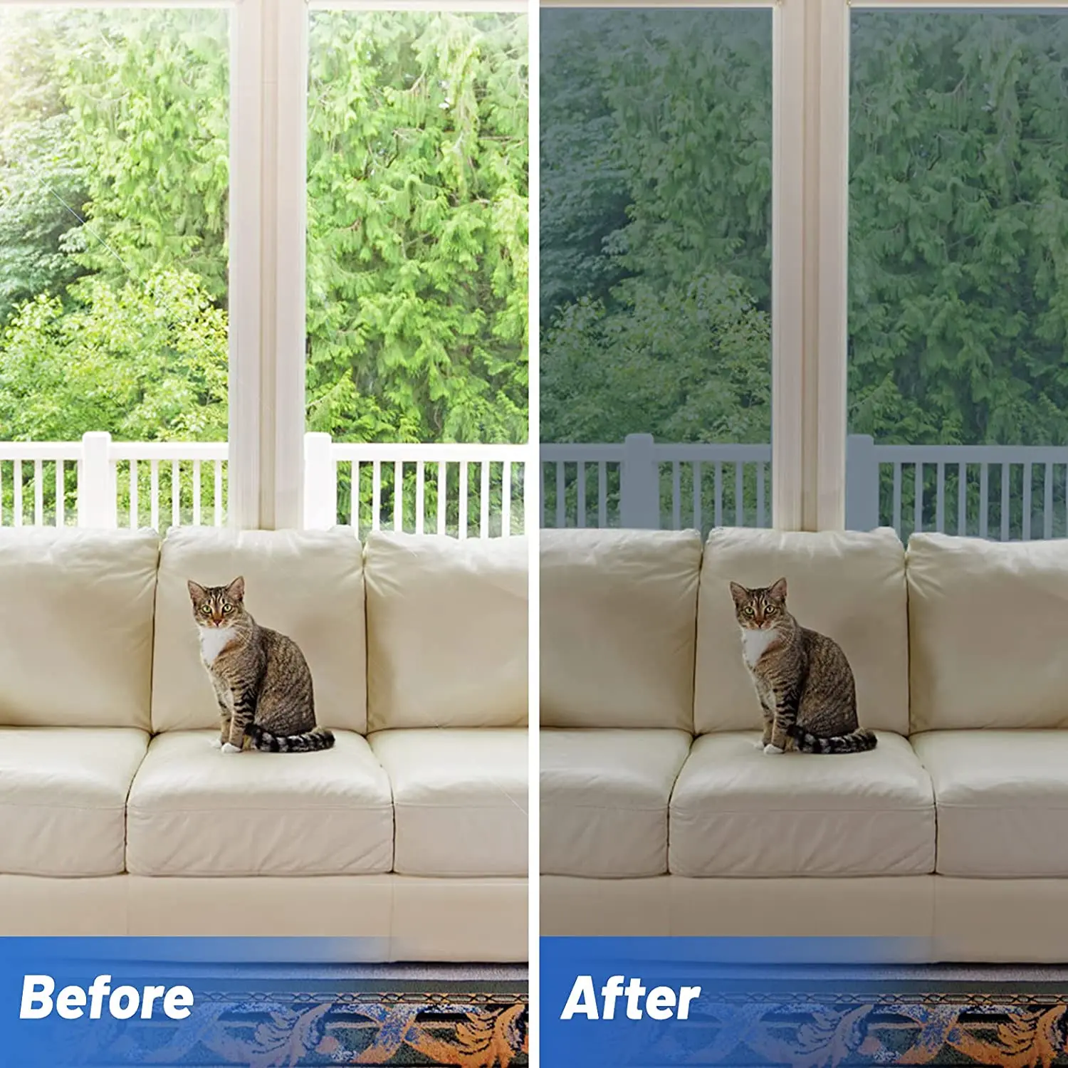 Односторонняя зеркальная оконная пленка YaJing защита от солнца и тепла