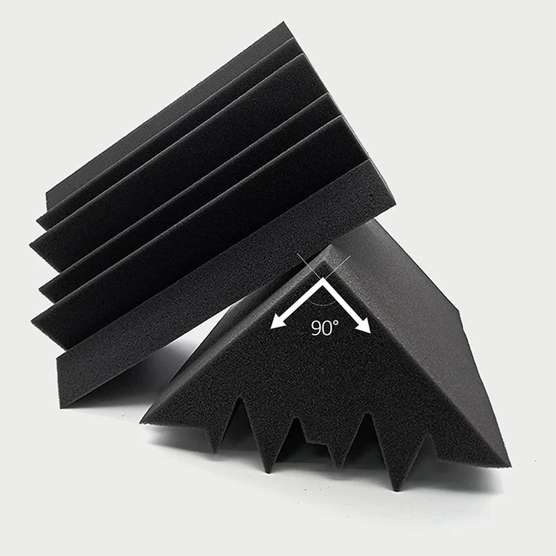 8 упаковок акустических ловушек 12X7x7 дюймов акустическая пена звукопоглощающая