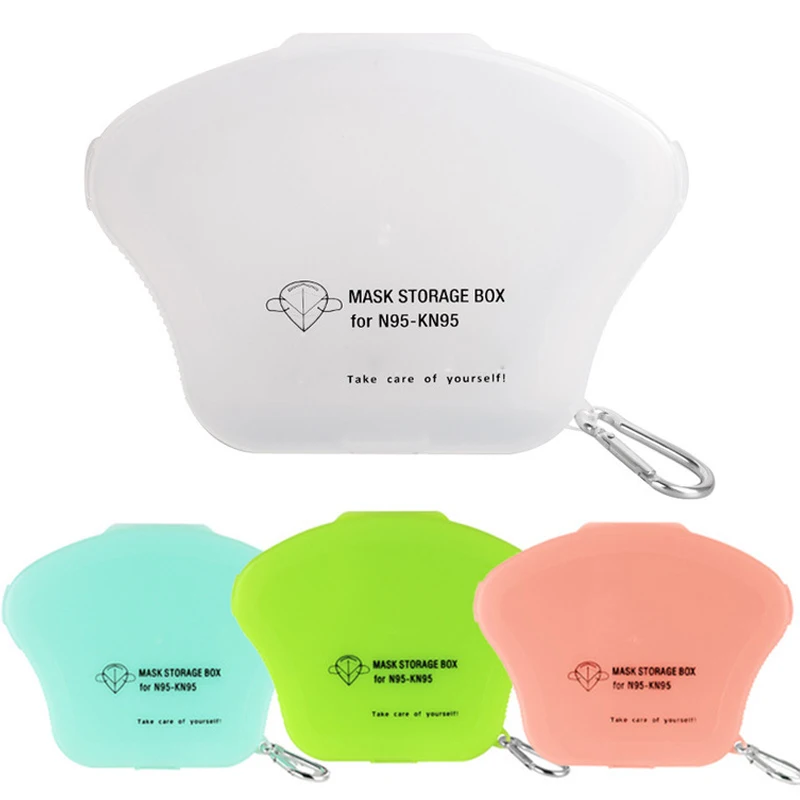 

Mask Storage Box Face Cover Case Storage Box Portable Container Organizer Household Moisture-Proof Mask Box Outdoor Storage Box