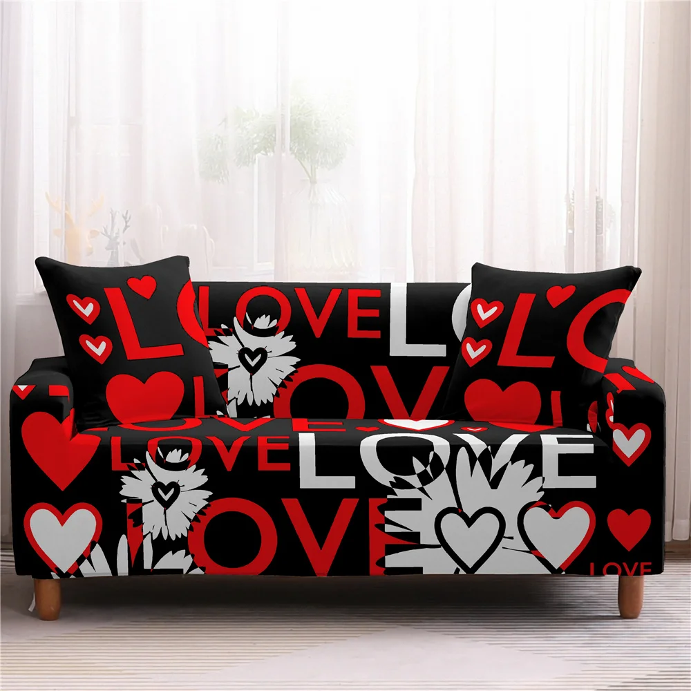 Новинка 2022 роскошный черный растягивающийся чехол для дивана Нескользящие Чехлы