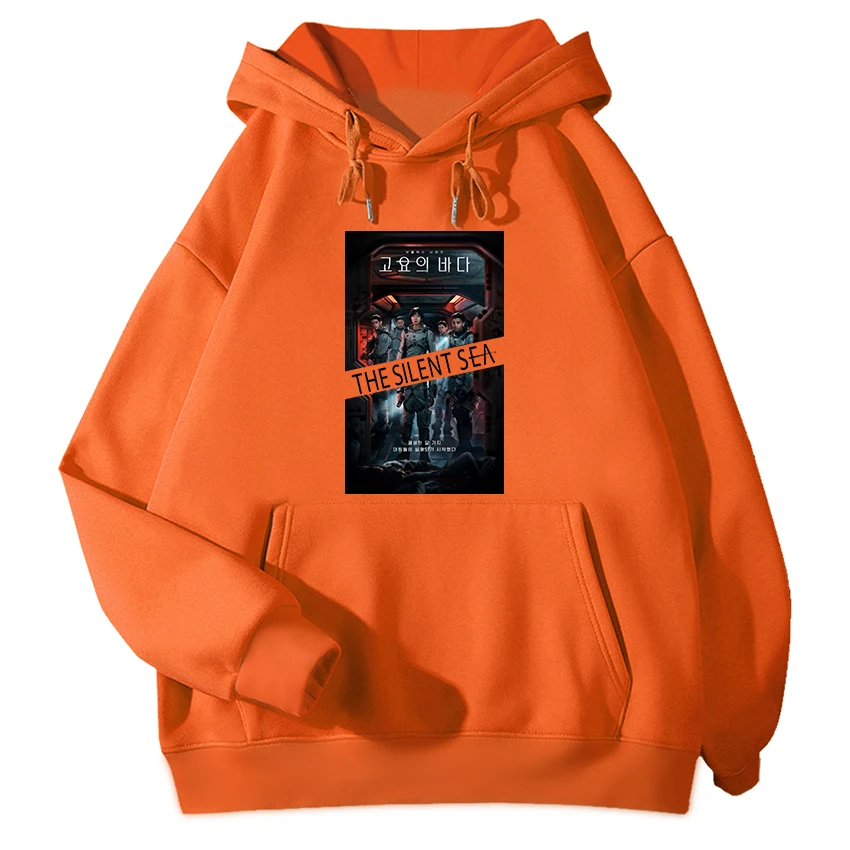

The Silent Sea Printed Hoodies Men Women Unisex Sweatshirt Fashion Trend Kdrama Hooded Sweatshirts Mens Spring Autumn Streetwear