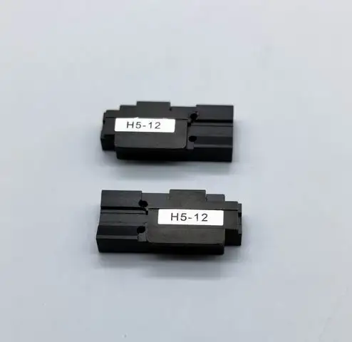 Fiber Holder H5-12 For Optical Ribbon Fiber Fusion Splicer ILSINTECH SWIFT R5  12 Core  Ribbon Cable Clamp A Pair