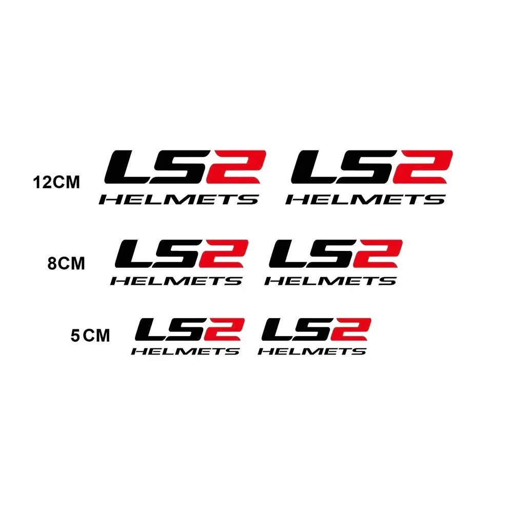 

6 шт. виниловые наклейки для шлема Ls2, наклейки для мотоцикла. винил