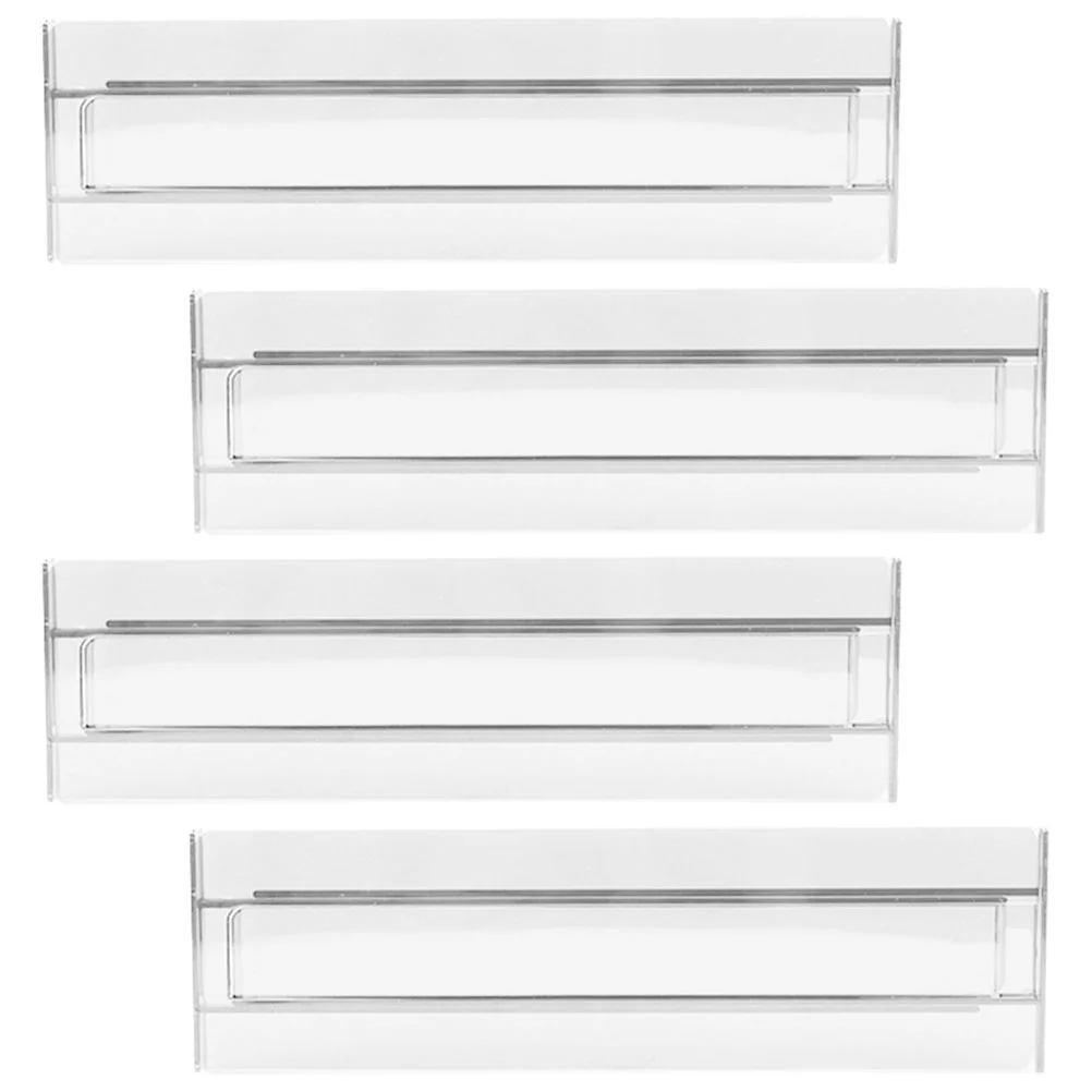 

4 Pcs Retractable Drawer Separator Plastic Drawers Organizers Clothing Tools Sock