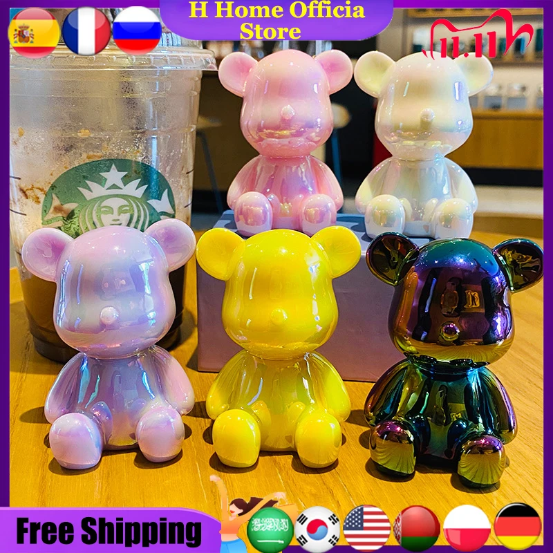 

Home Decor kawaii room decor room decor aesthetic Новые статуэтки медведя и скульптурные фигурки для интерьера, аксессуары для украшения дома, настольные аксессу...