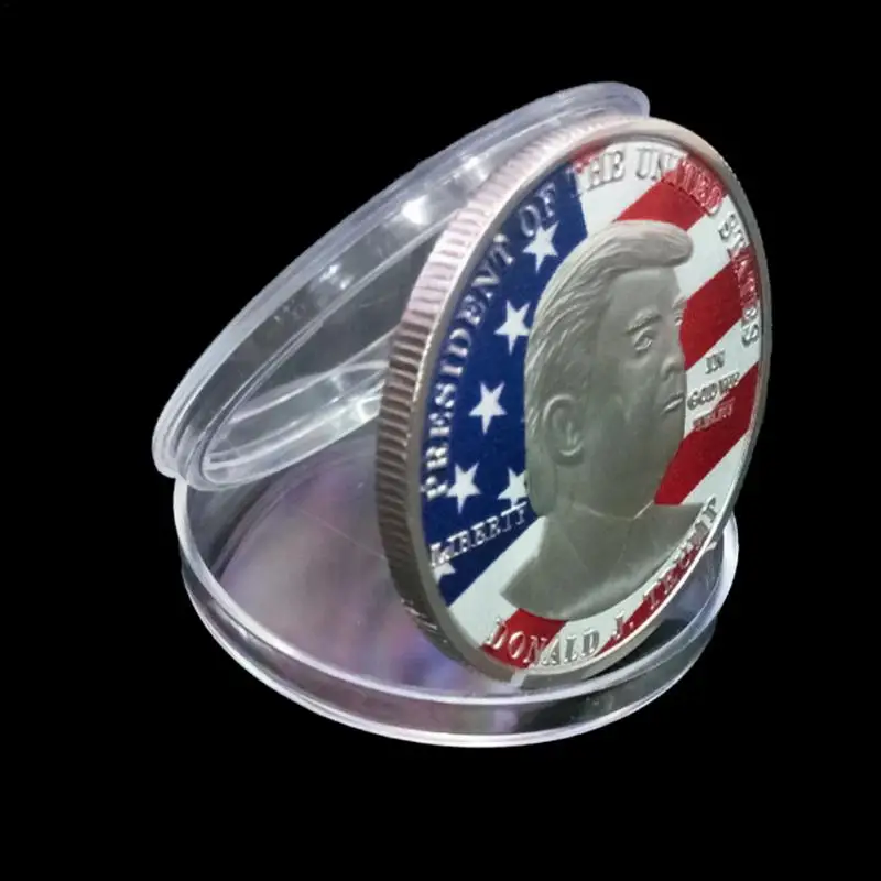 47-я монета президента США Дональд Трамп новая модная памятная с мотивом