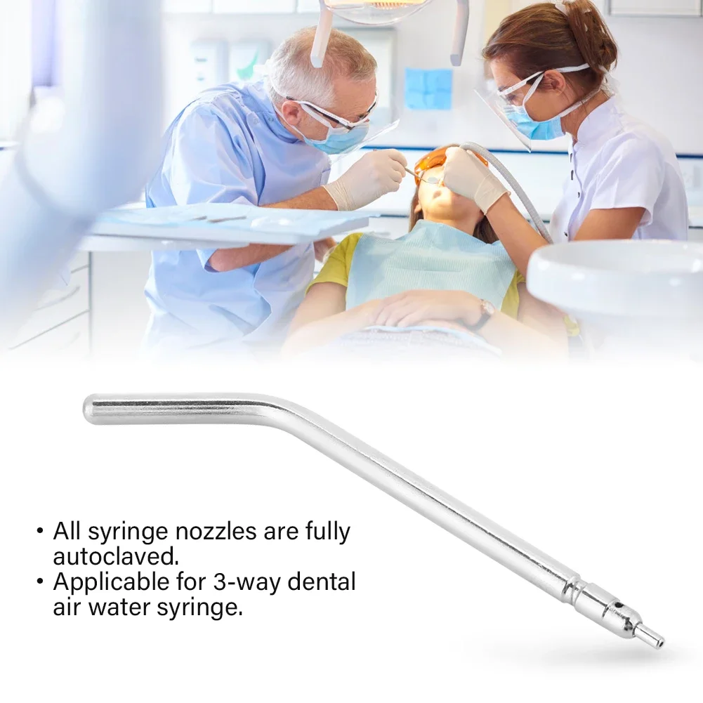 50 шт. автоклавируемые металлические насадки трубка для 3-стороннего