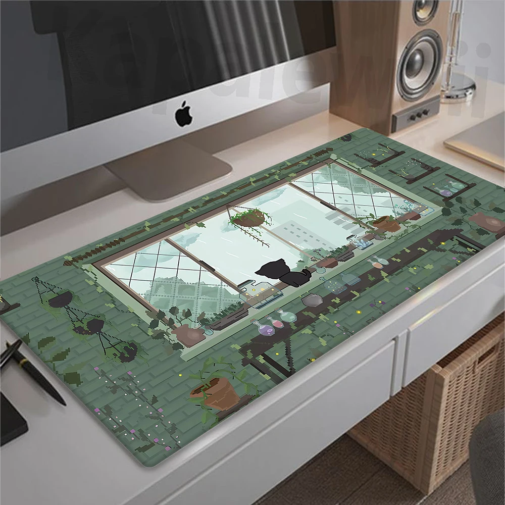 

Большой милый коврик для мыши Kawaii, игровой коврик для мыши с принтом кота, игровые аксессуары, коврики для клавиатуры, коврик для скоростного стола 900x400 мм