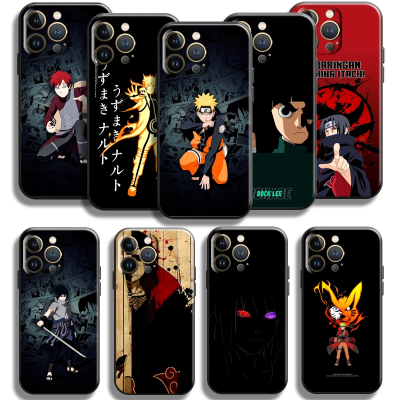 

Anime Uchiha Sasuke Naruto For Apple iPhone 13 12 11 Pro Max Mini X XR XS Max SE 5 5s 6 6S 7 8 Plus Phone Case Soft Back Funda