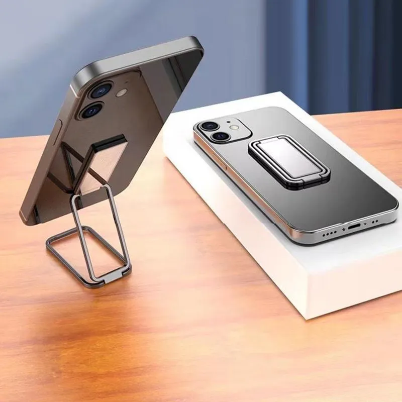 

Universal Foldable Phone Ring Holder 360° Rotatable Magnetic Phone Holder Back Slim Car Stands for iPhone 12Pro Phone Accessorie