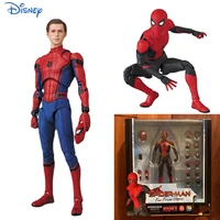 new 15cm disney mafex 103 marvel spider man bjd spiderman homecoming tom holland action figure model toys for kids