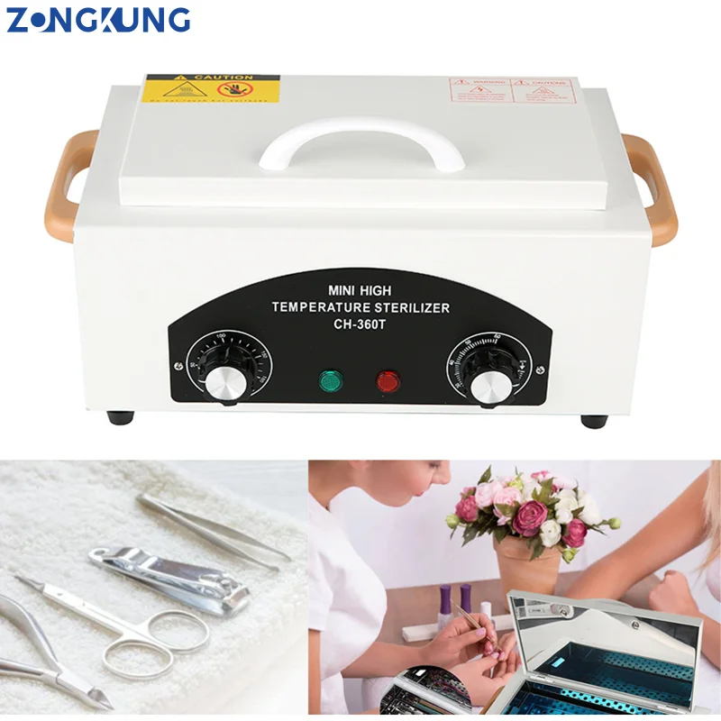 

Disinfection Box Hot Air Desinfection Metal Tool High Temperature Sterilizer Sterilization Manicure BOX SPA Salon Tools