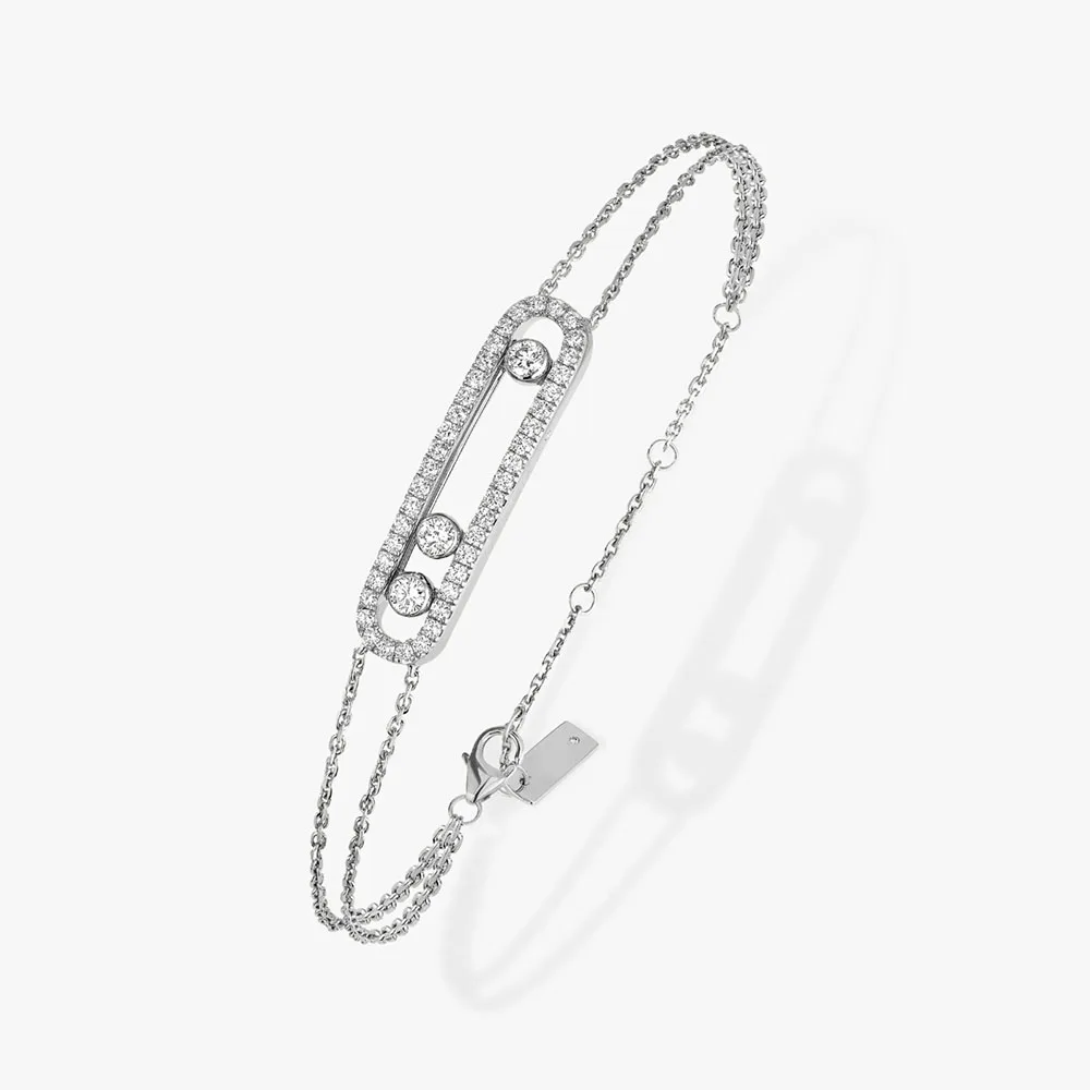 Женский серебряный браслет из серебра 925 пробы с цирконом - купить по выгодной