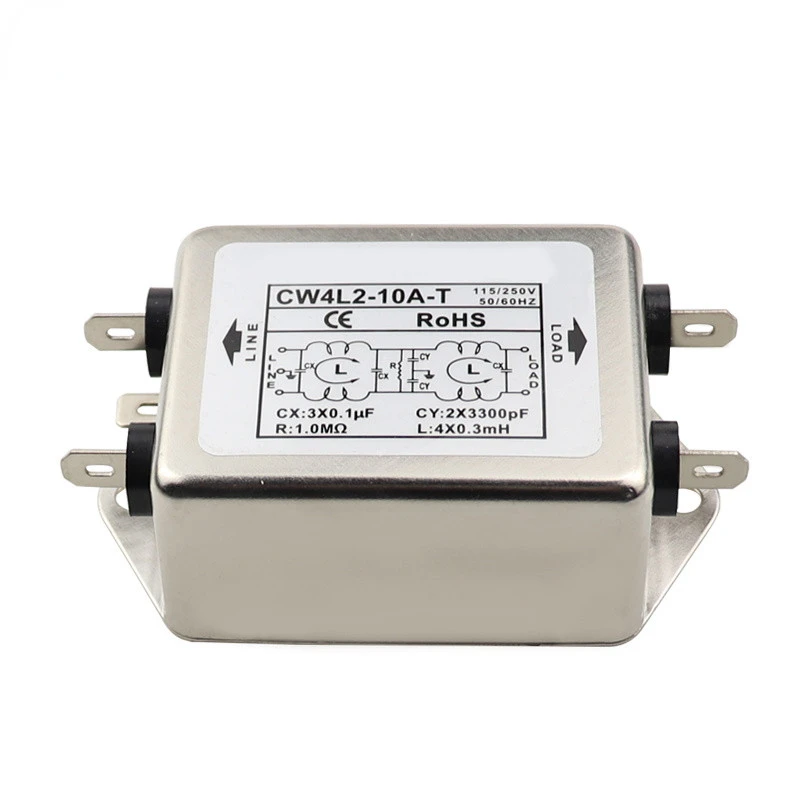 

EMI Power Filter CW4L2-20A 10A-T двойной фильтр очиститель