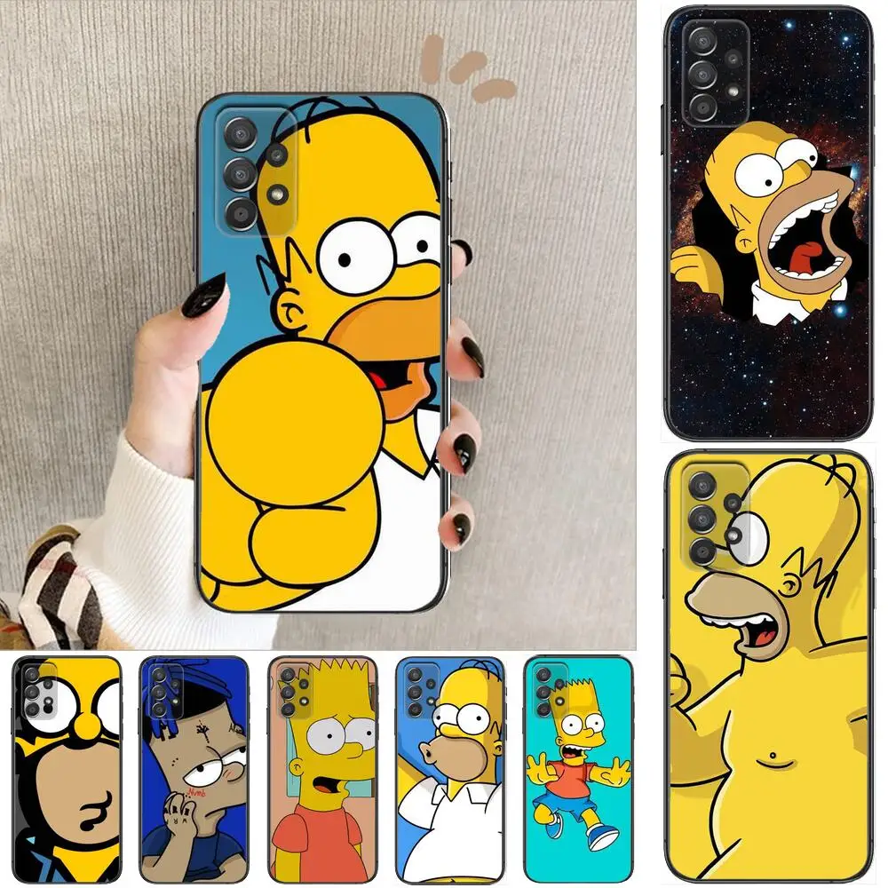 

Phone Case Hull For Samsung Galaxy A70 A50 A51 A71 A52 A40 A30 A31 A90 A20E 5G a20s Black Shell Art Cell Cove