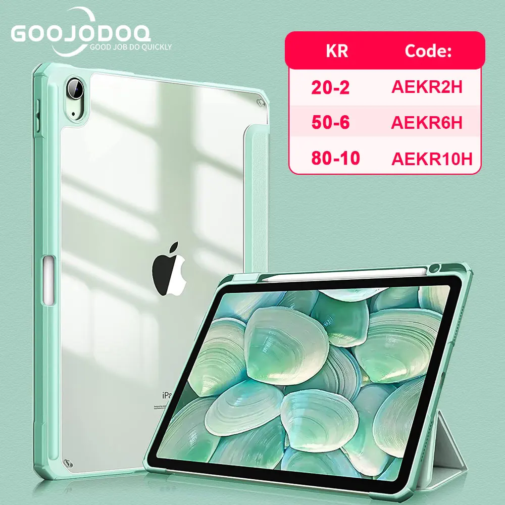 For iPad Air 4 Air 5 Case for iPad 9th Generation Case for iPad Pro 11 12 9 Cover Air 5 2022 10”2 8th 10th 9 Generation Case