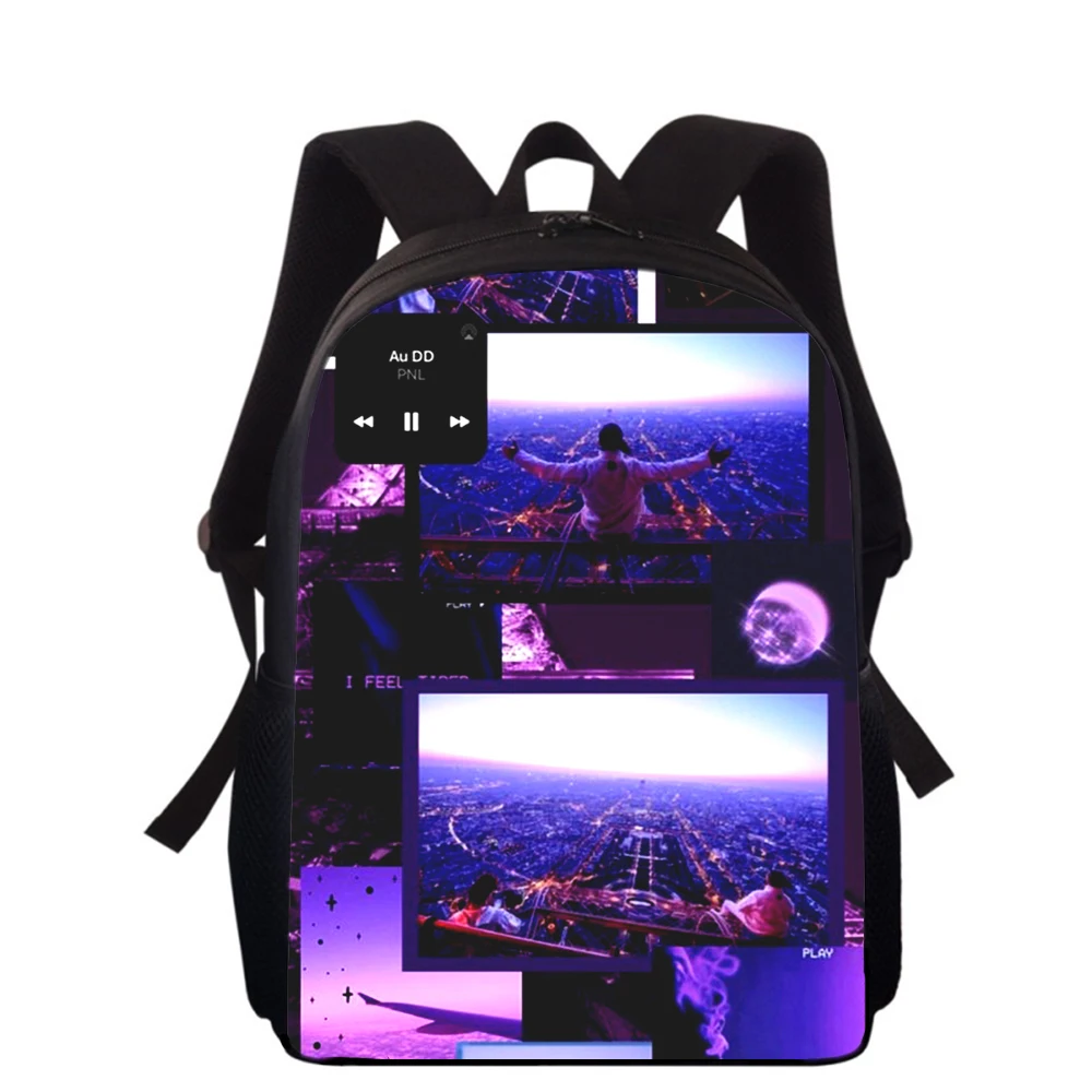 PNL Hip hop rapper 15” 3D Print Kids Backpack Primary School Bags for Boys Girls Back Pack Students School Book Bags