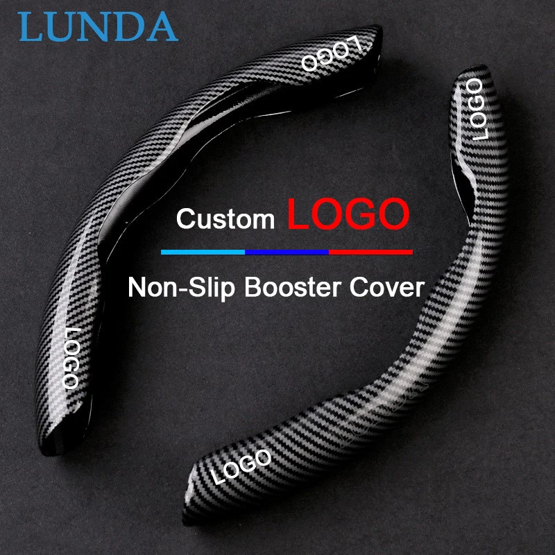 

1Pair Car Steering Wheel Cover Carbon Fiber Black For BMW Mercedes Benz Audi Ford Mazda Nissan Honda Hyundai JEEP KIA Tesla Etc.