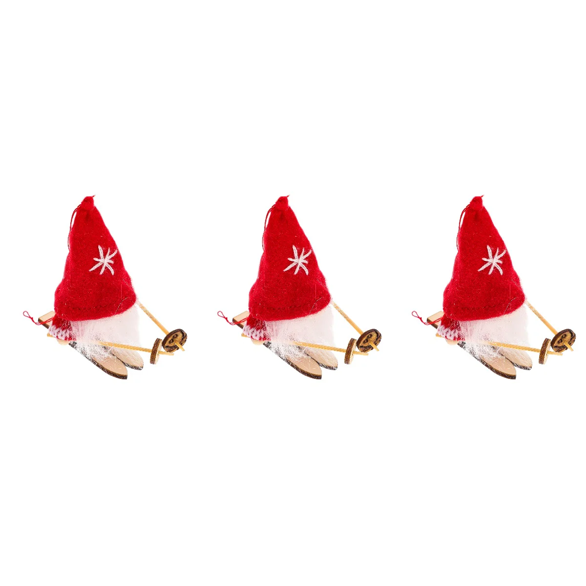

3pcs Christmas Skiing Gnome Desktop Decor Gnome Christmas Gnome Ornament