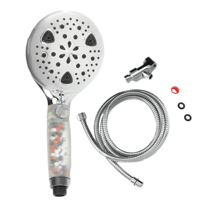 

Bathroom Showerhead Spray Handheld Bathroom Filter Showerhead Adjustable Water Saving Shower Head Filtered High Pressure Shower