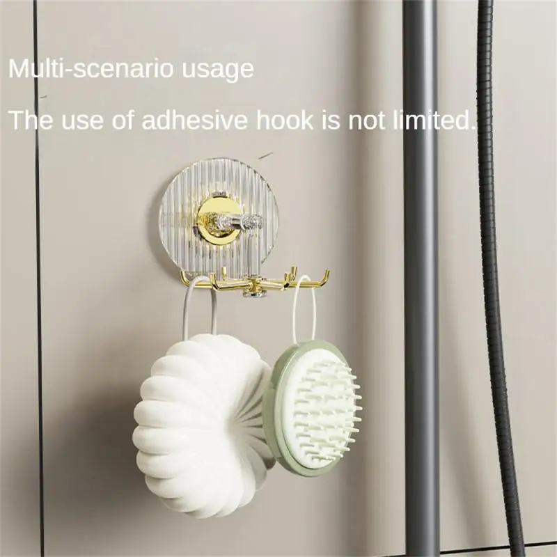 

Save Space Storage Rack Kitchen Gadgets Rotary Hook Innovative Popular Accessories Multi-function Wall Hook Highest Evaluation