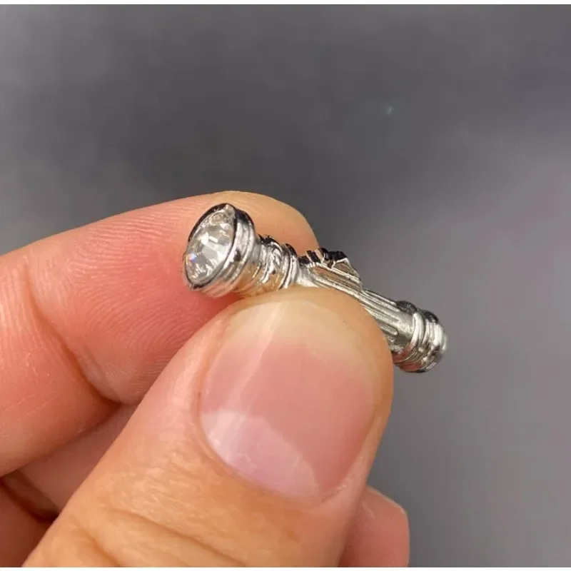 1/6 масштаб мини-фонарик винтажный металлический фонарик сценический аксессуар