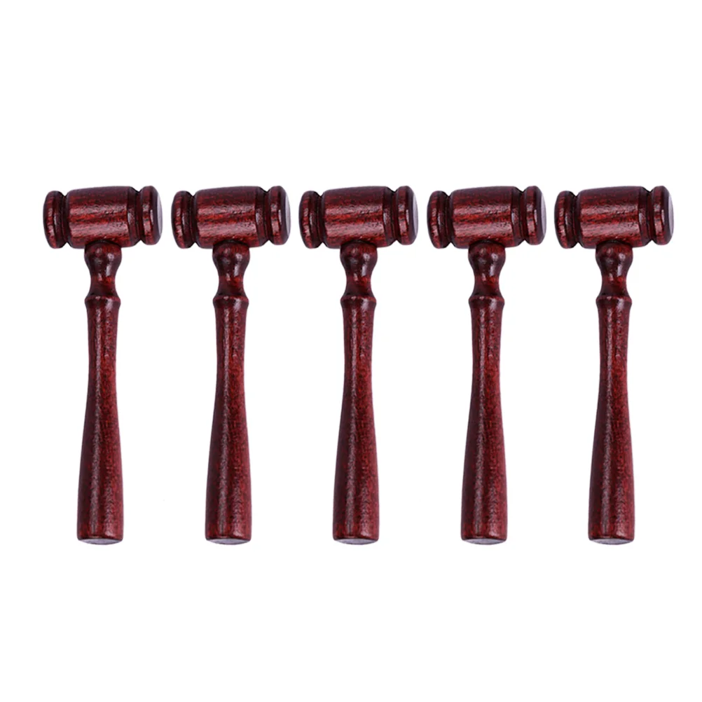 

Gavel Judge Toy Wooden Hammer Mini Kids Mallet Costume Prop Court Beat Block Auction Wood Set Toys Sound Courtroom Lawyer Judges