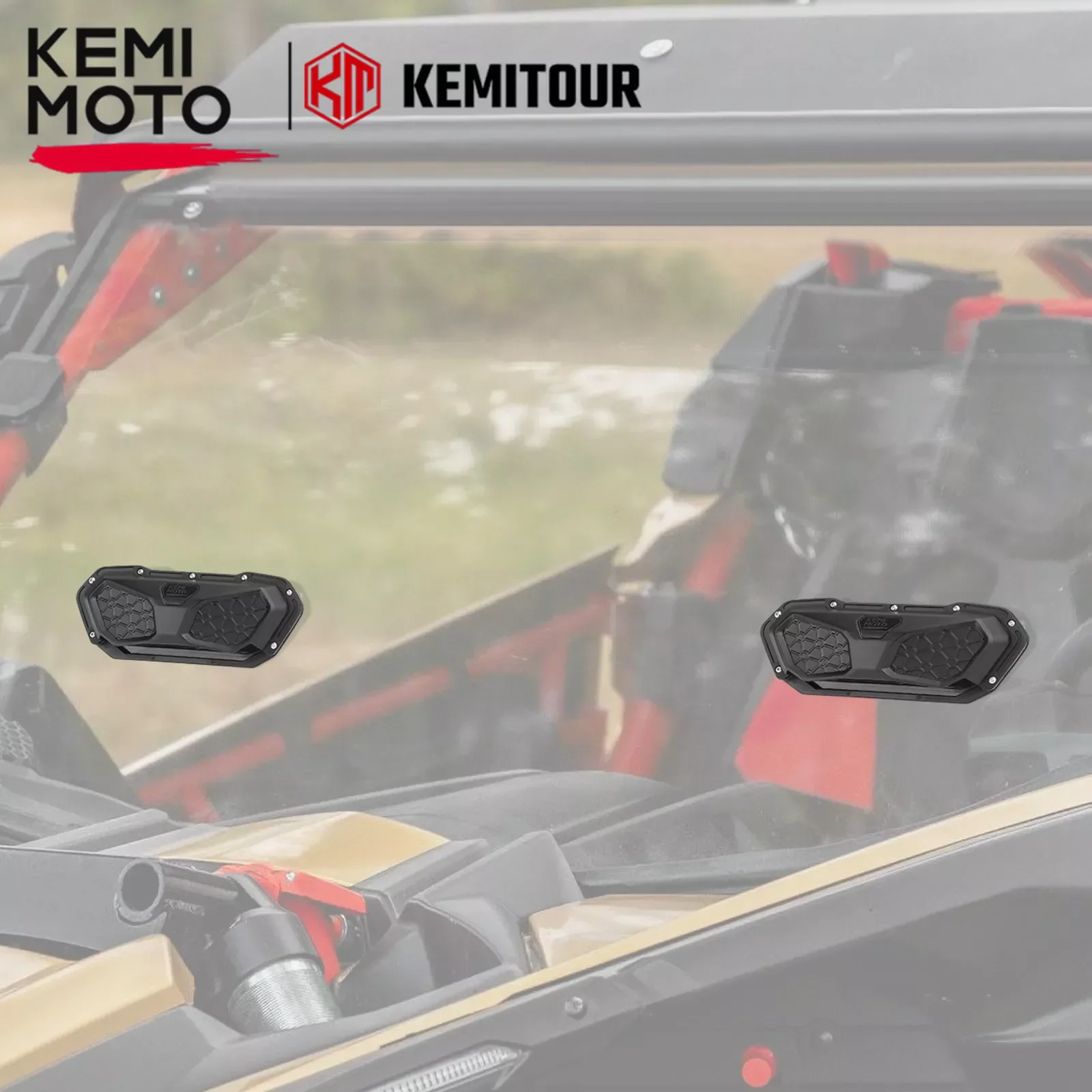 

Вентиляционное отверстие на крышу лобового стекла UTV для Can-am Maverick X3, совместимое с Polaris RZR для Kawasaki Teryx, установочный комплект, размораживание, противозапотевание