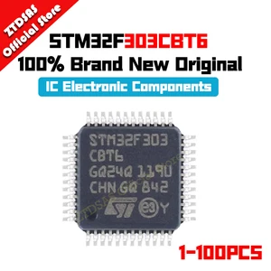 New Original STM32F303CBT6 STM STM32 STM32F STM32F303 STM32F303CB IC MCU LQFP-48 Chip