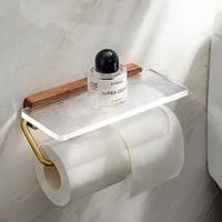 toilet paper towel holder toilet roll holder wall mounted perforation free toilet paper box acrylic paper holder double