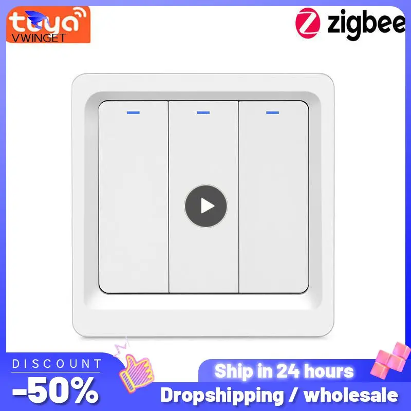 

Smart Scene Switch Switches Tuya Zigbee Push Button Switches Timer Smart Life App Voice Control Tuya Zigbee Smart Switch
