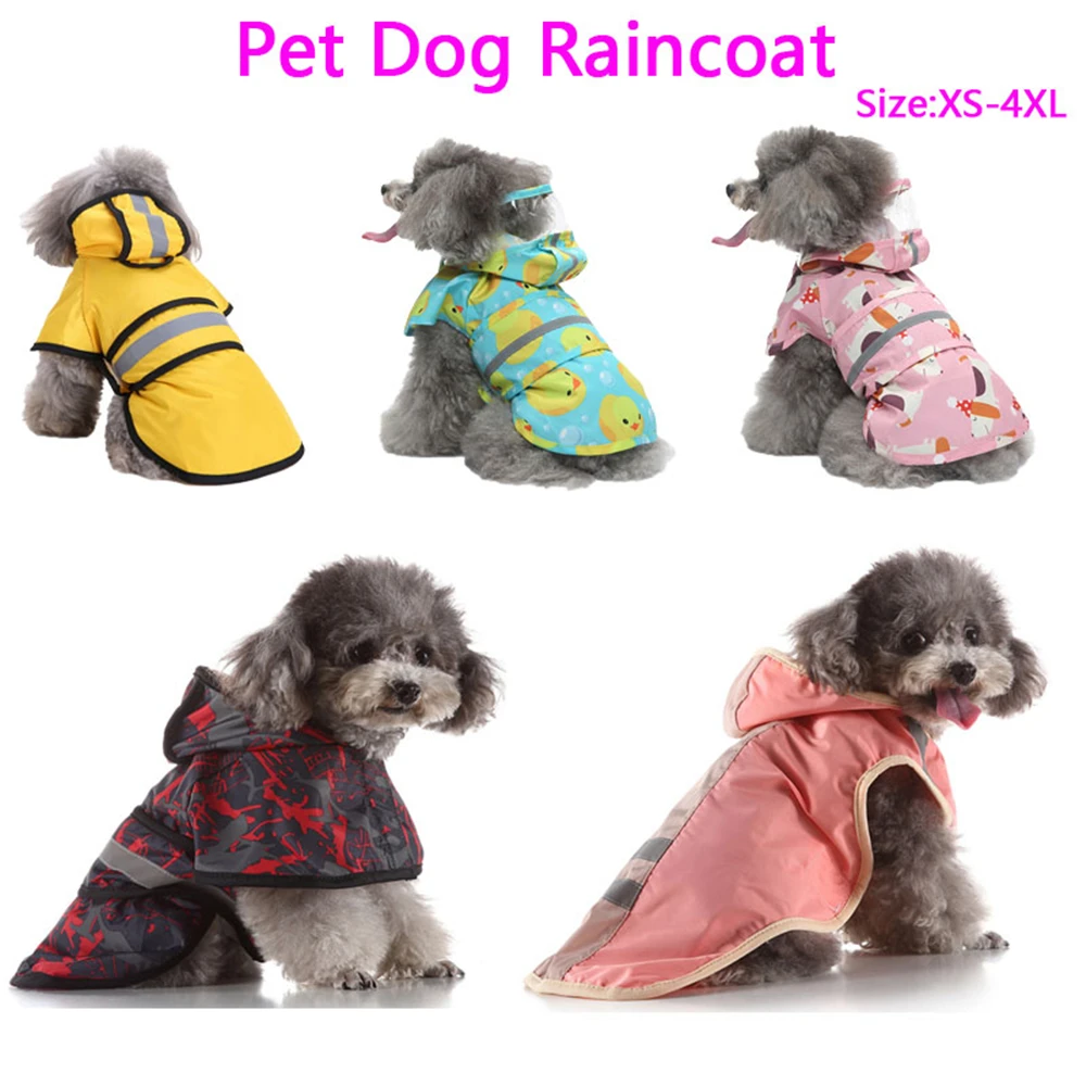 For Dogs Light Waterproof Coat For Pet Cloak Small Cat Chihuahua Teddyjumpsuit Xs-4xl