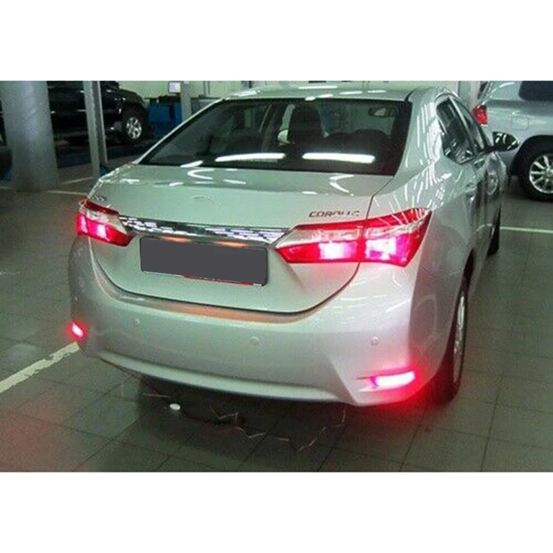 Автомобильный красный объектив отражатель заднего бампера светодиодный задний