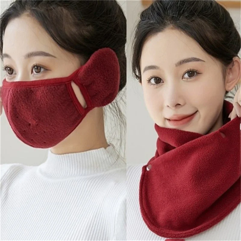 Флисовые женские шарфы из ягненка зимний теплый искусственный воротник шарф